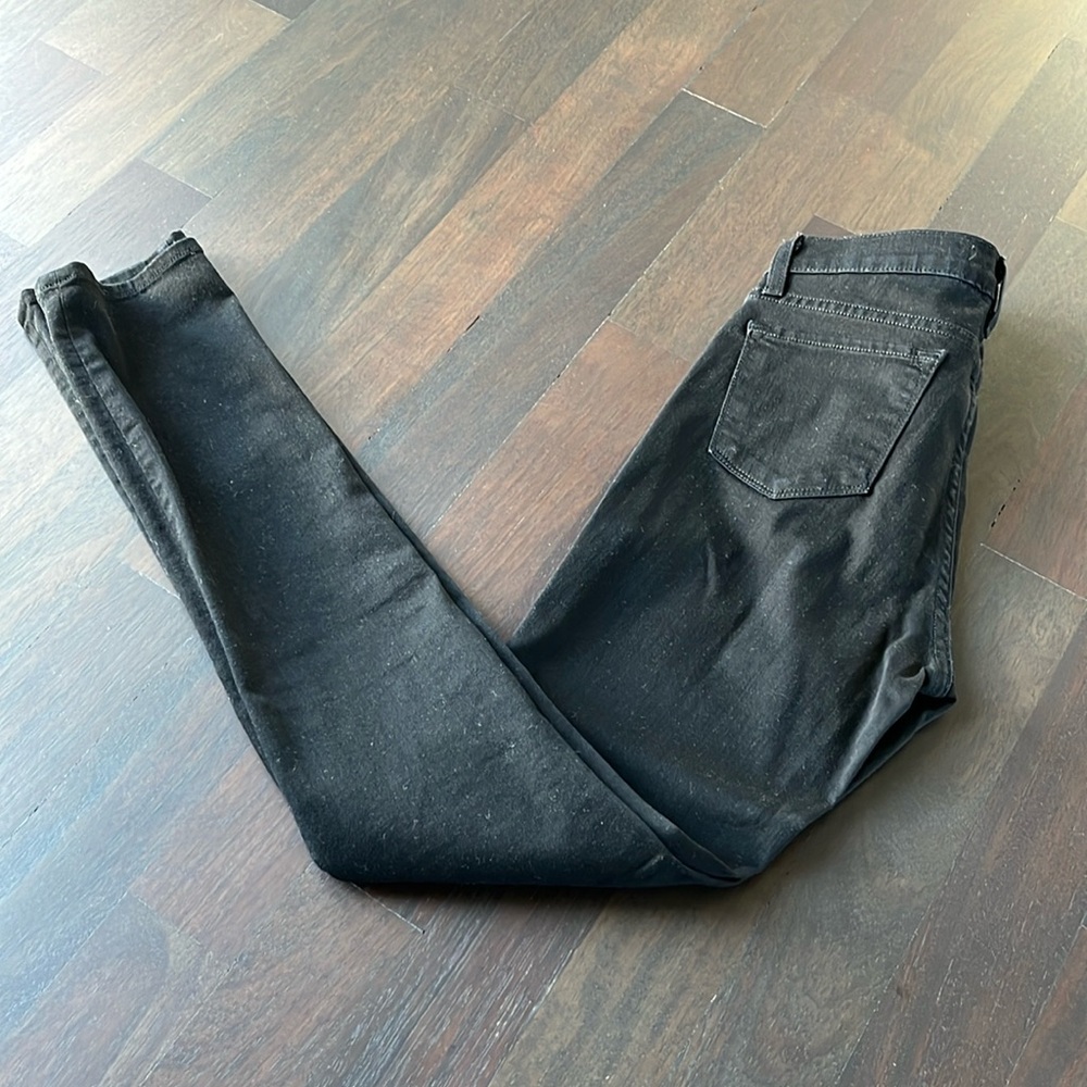 J Brand “Shadow” black skinny jeans